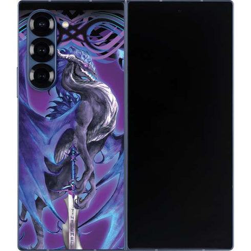 Dragonsword Stormblade by Ruth Thompson Galaxy Z Fold6 Skin
