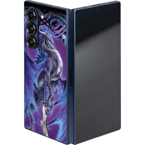 Dragonsword Stormblade by Ruth Thompson Galaxy Z Fold6 Skin