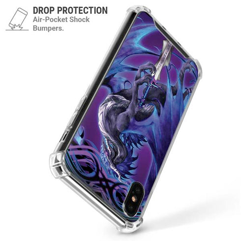Dragonsword Stormblade by Ruth Thompson iPhone X/XS Clear Case