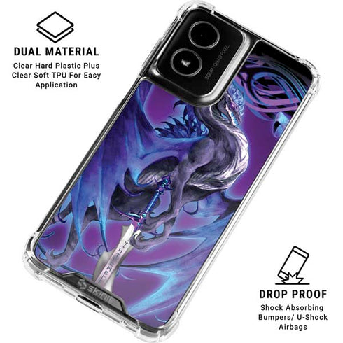 Dragonsword Stormblade by Ruth Thompson Moto G Power 5G (2024) Clear Case