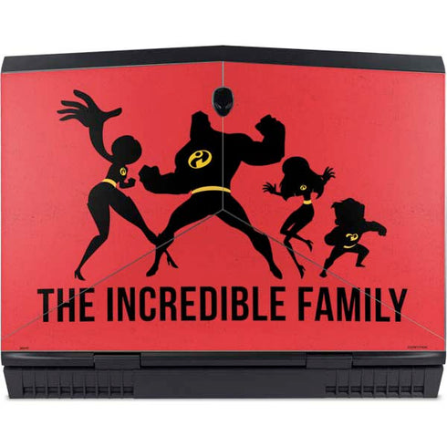 Disney The Incredibles Family Sillhouette Dell Alienware Skin