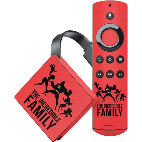 Disney The Incredibles Family Sillhouette Amazon Fire TV Skin