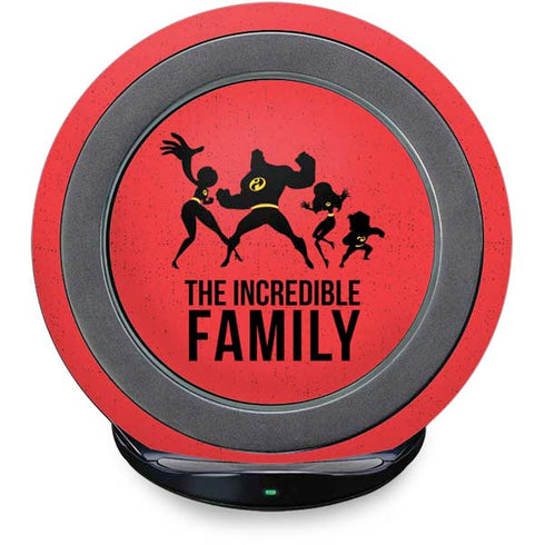 Disney The Incredibles Family Sillhouette Fast Charge Wireless Charging Stand Skin