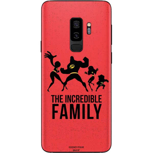 Disney The Incredibles Family Sillhouette Galaxy S9 Plus Skin