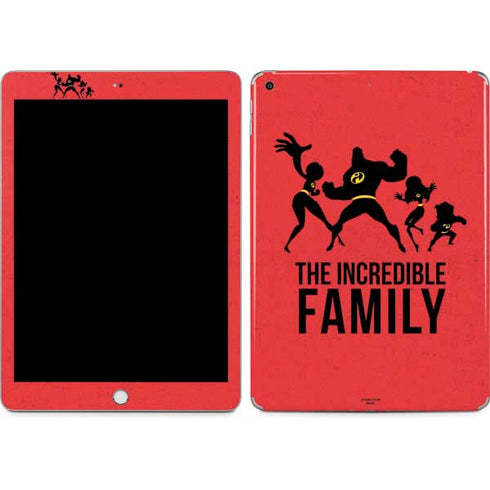 Disney The Incredibles Family Sillhouette Apple iPad Skin