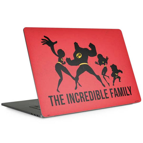 Disney The Incredibles Family Sillhouette MacBook Skins
