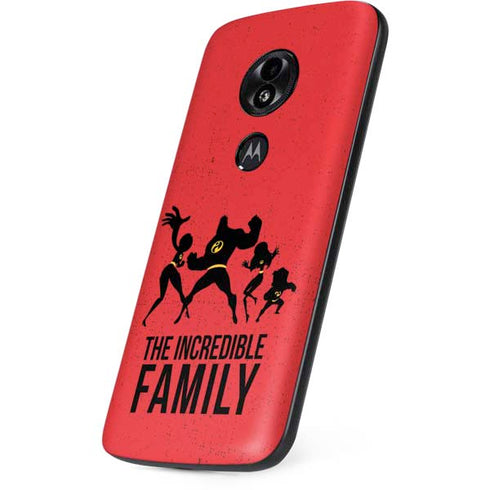 Disney The Incredibles Family Sillhouette Moto E5 Play Skin