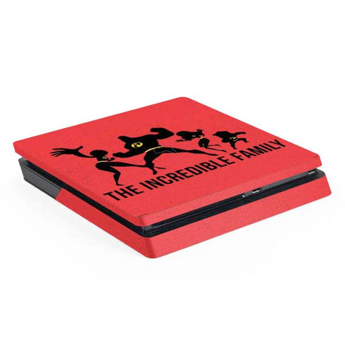 Disney The Incredibles Family Sillhouette PS4 Slim Skin
