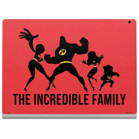 Disney The Incredibles Family Sillhouette Surface Book 2 13.5in Skin