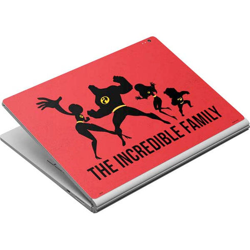Disney The Incredibles Family Sillhouette Surface Book Skin