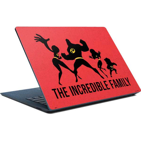 Disney The Incredibles Family Sillhouette Surface Laptop Skin
