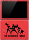 Disney The Incredibles Family Sillhouette Surface Pro (2017) Skin
