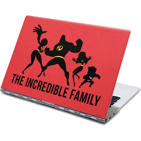 Disney The Incredibles Family Sillhouette Yoga 910 2-in-1 14in Touch-Screen Skin