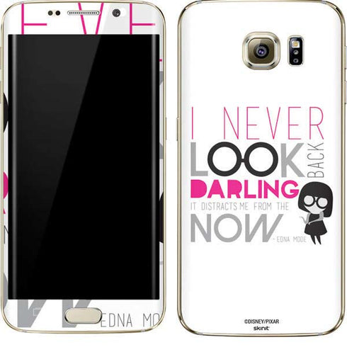 Disney The Incredibles Edna Mode Art Galaxy S7 Edge Skin