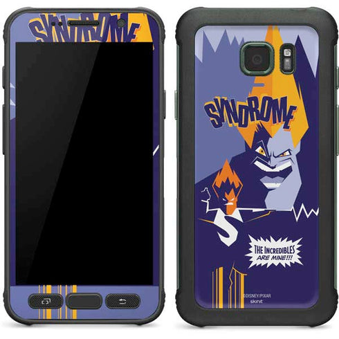 Disney The Incredibles Syndrome Art Galaxy S7 Active Skin