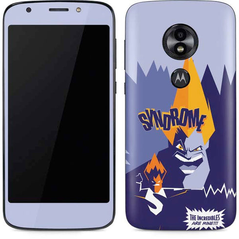 Disney The Incredibles Syndrome Art Moto E5 Play Skin