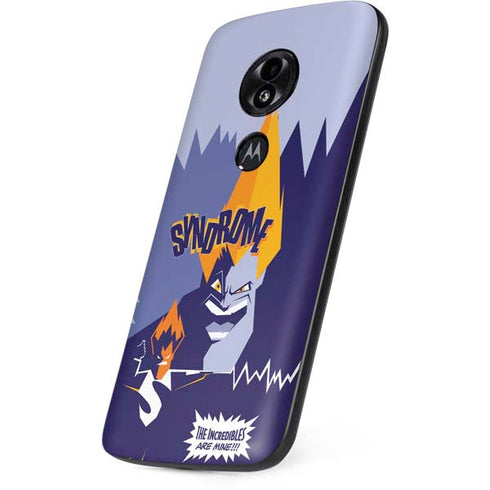 Disney The Incredibles Syndrome Art Moto E5 Play Skin
