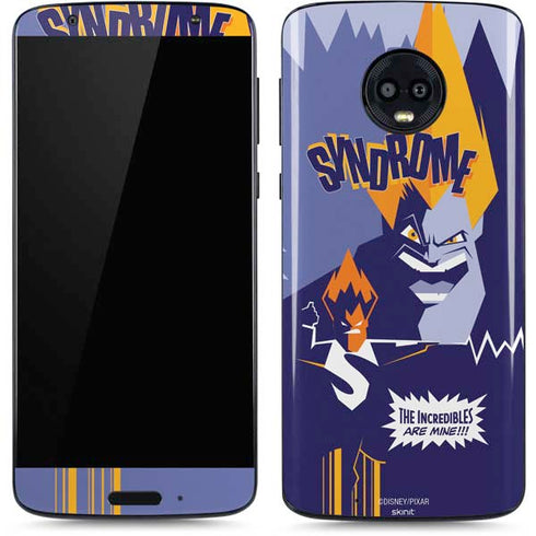 Disney The Incredibles Syndrome Art Moto G6 Skin