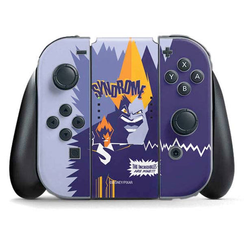 Disney The Incredibles Syndrome Art Nintendo Switch (2017-2021) Joy-Con Controller Skin