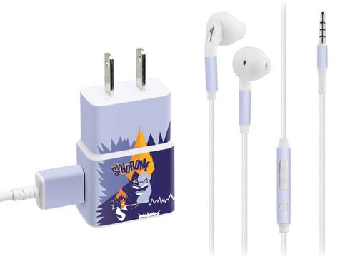 Disney The Incredibles Syndrome Art Phone Charger Skin