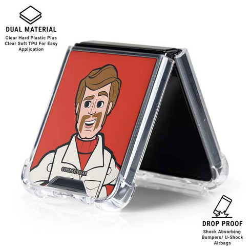 Disney Toy Story Duke Caboom Galaxy Z Flip6 Clear Case