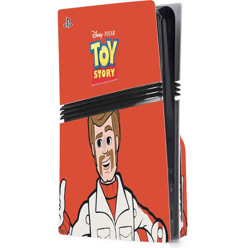 Disney Toy Story Duke Caboom PS5 Pro Disk Console Skin