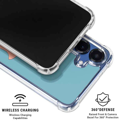 Disney Dumbo Baby Elephant pose Galaxy S25 Plus Clear Case