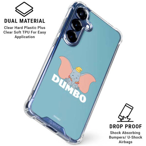 Disney Dumbo Baby Elephant pose Galaxy S25 Plus Clear Case
