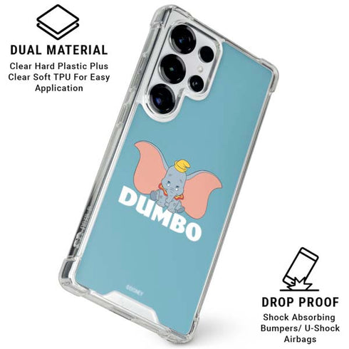 Disney Dumbo Baby Elephant pose Galaxy S26 Ultra Clear Case