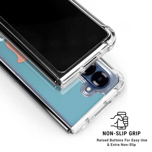 Disney Dumbo Baby Elephant pose Galaxy Z Fold6 Clear Case