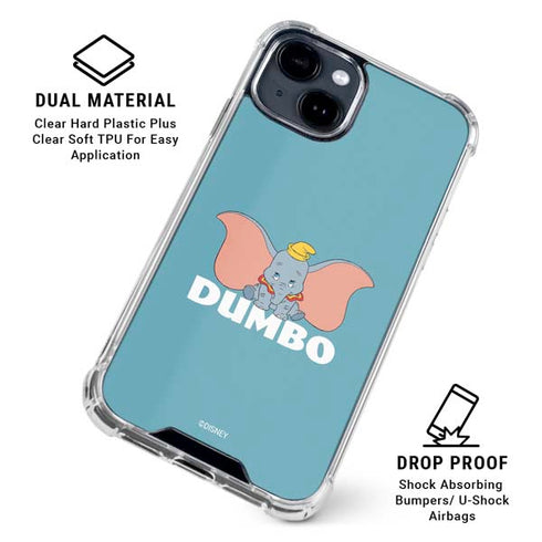 Disney Dumbo Baby Elephant pose iPhone 15 Clear Case