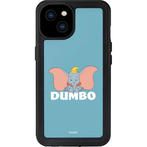 Disney Dumbo Baby Elephant pose iPhone 15 Plus Waterproof Case