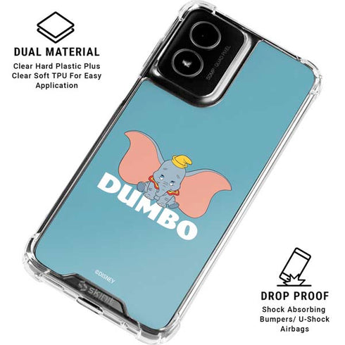 Disney Dumbo Baby Elephant pose Moto G Power 5G (2024) Clear Case