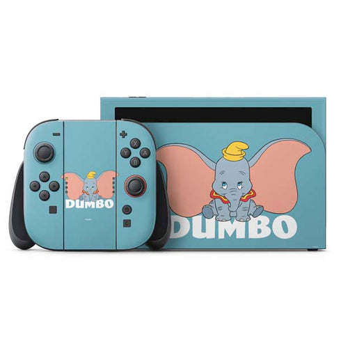 Disney Dumbo Baby Elephant pose Nintendo Switch 2 (2025) with Joy-Con Skin