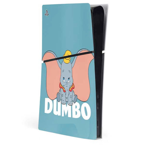 Disney Dumbo Baby Elephant pose PS5 Slim Digital Edition Console Skin