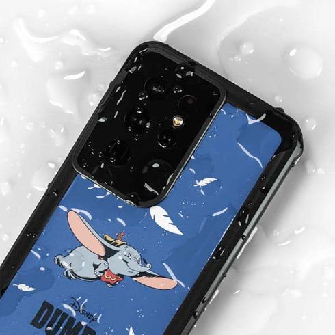 Disney Dumbo Classic Flying Elephant Galaxy S24 Ultra Waterproof Case