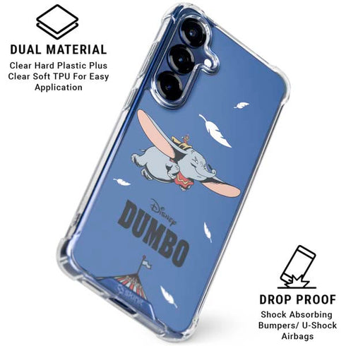 Disney Dumbo Classic Flying Elephant Galaxy S25 Plus Clear Case