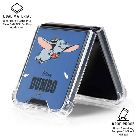 Disney Dumbo Classic Flying Elephant Galaxy Z Flip6 Clear Case