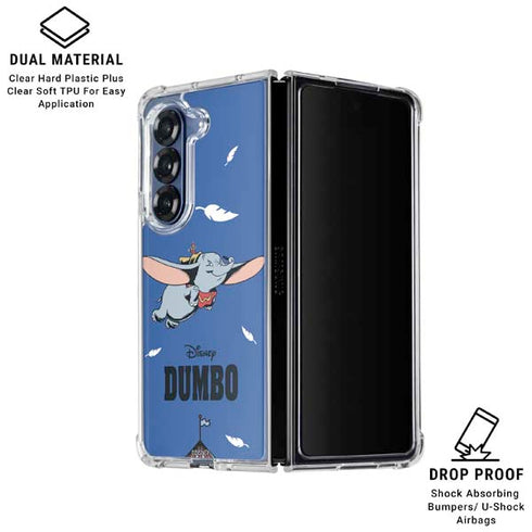 Disney Dumbo Classic Flying Elephant Galaxy Z Fold6 Clear Case