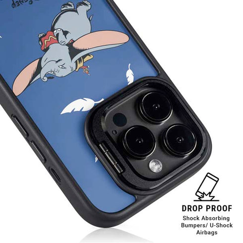 Disney Dumbo Classic Flying Elephant iPhone 15 Pro Kickstand Case