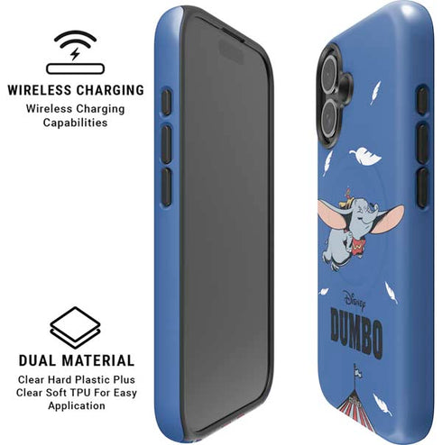 Disney Dumbo Classic Flying Elephant iPhone 16 Magsafe Impact Case