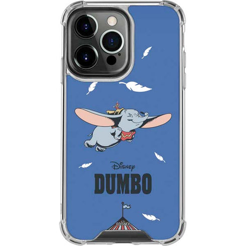 Disney Dumbo Classic Flying Elephant iPhone 16 Pro Max Clear Case