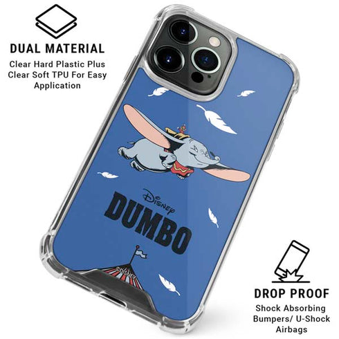 Disney Dumbo Classic Flying Elephant iPhone 16 Pro Max Clear Case