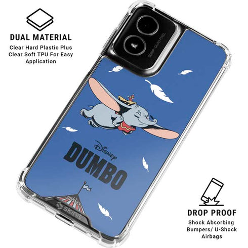 Disney Dumbo Classic Flying Elephant Moto G Power 5G (2024) Clear Case