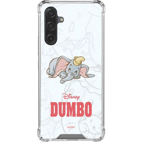 Disney Dumbo Classic sketched portrait Galaxy A17 Clear Case