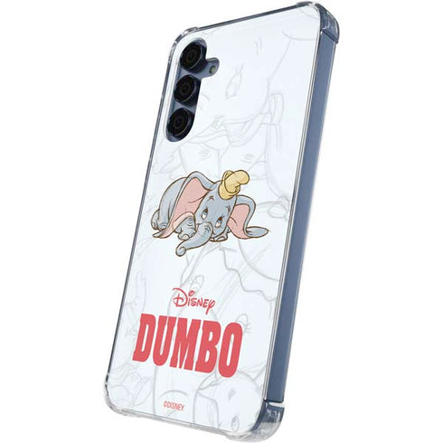 Disney Dumbo Classic sketched portrait Galaxy A35 5G Clear Case