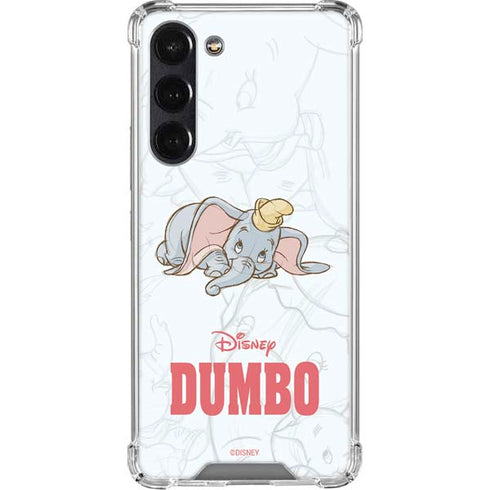 Disney Dumbo Classic sketched portrait Galaxy S24 FE Clear Case