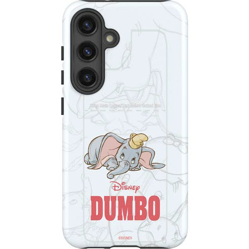 Disney Dumbo Classic sketched portrait Galaxy S25 Impact Case