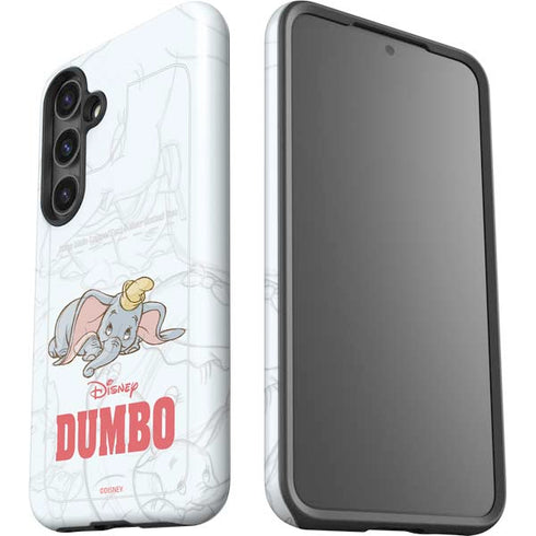 Disney Dumbo Classic sketched portrait Galaxy S25 Impact Case