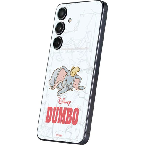 Disney Dumbo Classic sketched portrait Galaxy S25 Plus Skin